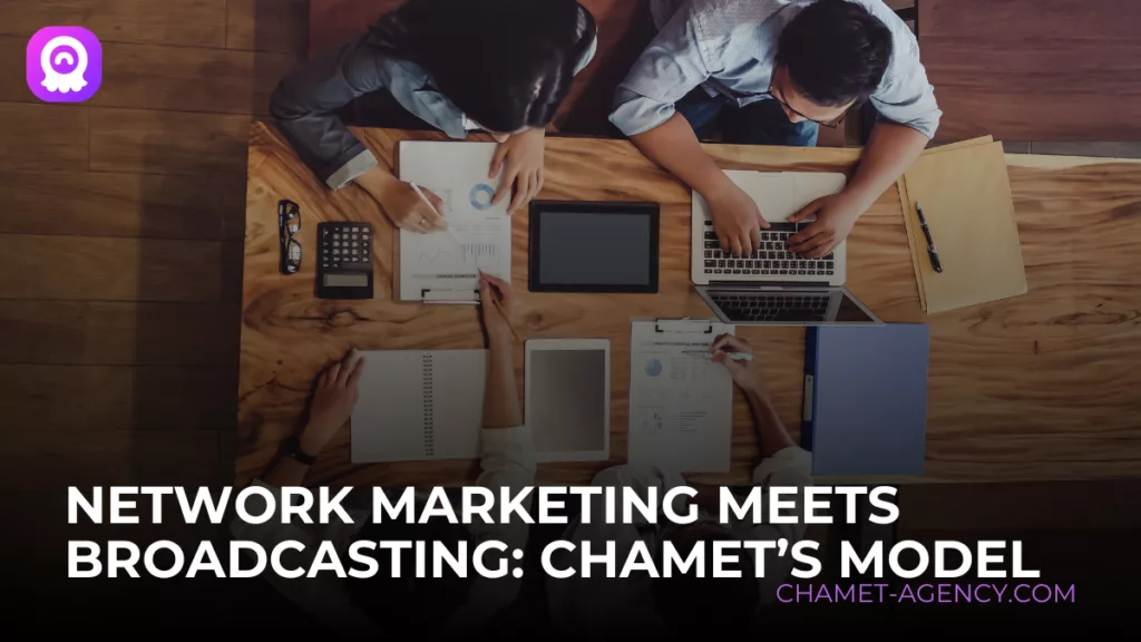 Network Marketing Meets Broadcasting Chamet’s Model